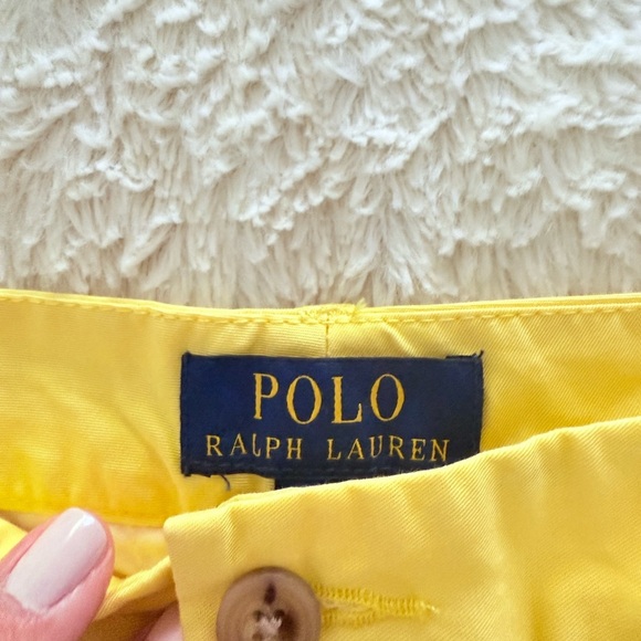 Ralph Lauren Kids Bright Yellow Shorts - Picture 2 of 3